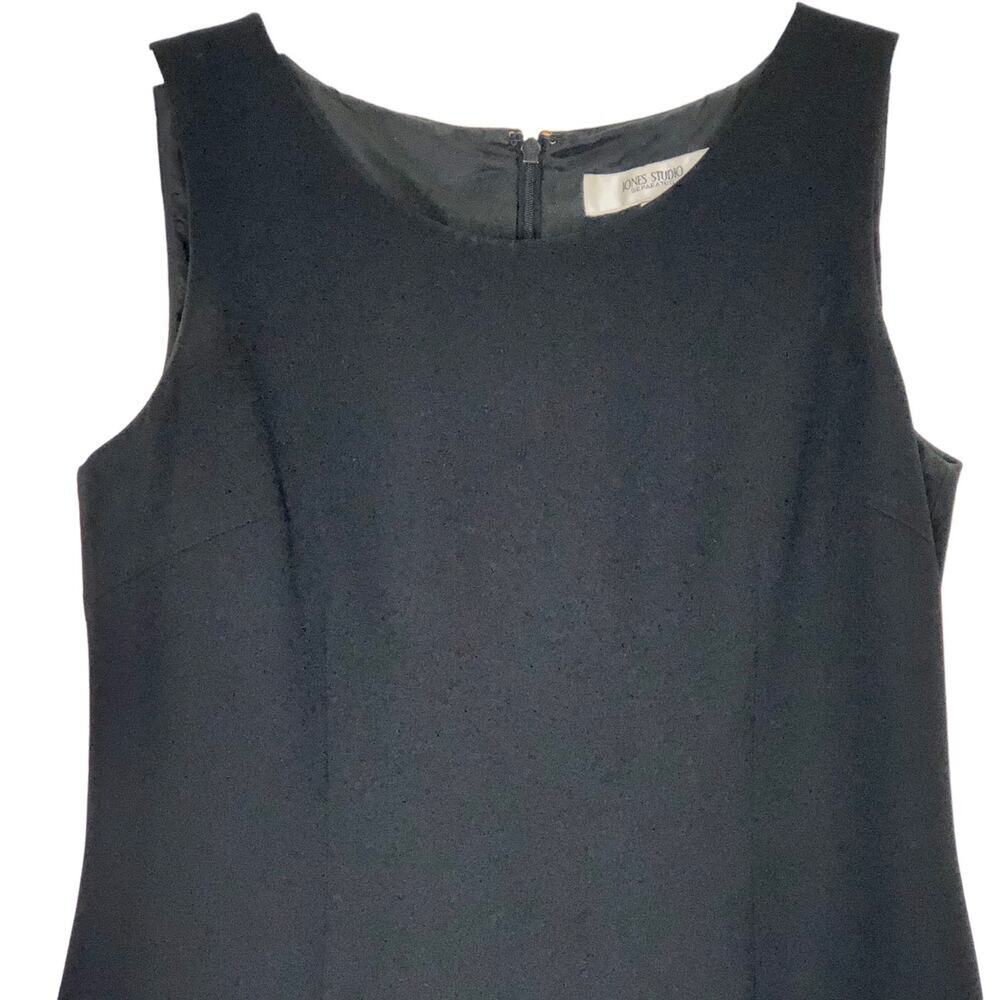 Jones New York Black Cocktail Dress Little Black Dress Sleeveless Size 8 - Picture 2 of 7